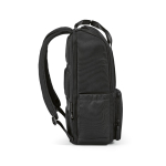 Rucksack aus recyceltem Polyester mit Laptopfach, 18 L farbe schwarz dritte Ansicht