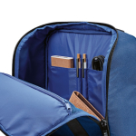 Rucksack aus recyceltem Polyester mit Laptopfach, 18 L farbe blau fünfte Detailansicht