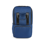 Rucksack aus recyceltem Polyester mit Laptopfach, 18 L farbe blau zweite Ansicht von vorne
