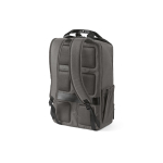 Rucksack aus recyceltem Polyester mit Laptopfach, 18 L farbe grau zweite Ansicht