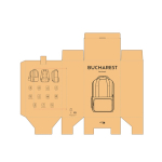 Rucksack aus recyceltem Polyester mit Laptopfach, 18 L