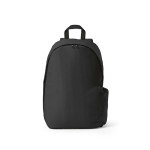 Laptop-Rucksack aus RPET mit Ripstop-Beschichtung, 15,6 Zoll farbe schwarz Ansicht von vorne