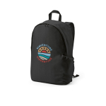 Laptop-Rucksack aus RPET mit Ripstop-Beschichtung, 15,6 Zoll farbe schwarz