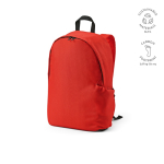 Laptop-Rucksack aus RPET mit Ripstop-Beschichtung, 15,6 Zoll farbe rot