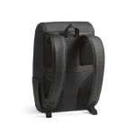 Rucksack aus Kunstleder mit gepolstertem Laptopfach, 20 L farbe schwarz zweite Ansicht