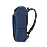 Rucksack aus Kunstleder mit gepolstertem Laptopfach, 20 L farbe blau vierte Ansicht