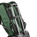 Rucksack aus Kunstleder mit gepolstertem Laptopfach, 20 L farbe grün Detailansicht