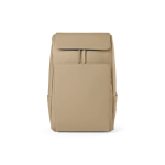Rucksack aus Kunstleder mit gepolstertem Laptopfach, 20 L farbe camel Ansicht von vorne