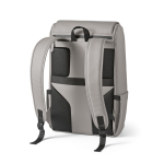 Rucksack aus Kunstleder mit gepolstertem Laptopfach, 20 L farbe hellgrau zweite Ansicht