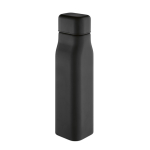 Auslaufsichere Flasche aus recyceltem Edelstahl im Industriedesign, 1 l farbe schwarz