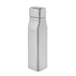 Auslaufsichere Flasche aus recyceltem Edelstahl im Industriedesign, 1 l farbe silber