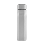 Auslaufsichere Flasche aus recyceltem Edelstahl im Industriedesign, 1 l farbe silber dritte Ansicht