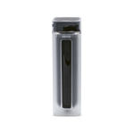 Flasche aus recyceltem Kunststoff mit Drehverschluss, 500 ml farbe schwarz