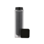 Flasche aus recyceltem Kunststoff mit Drehverschluss, 500 ml farbe schwarz dritte Ansicht