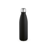 Flasche mit Anti-Tropf-Verschluss in vielen Farben, 500 ml farbe schwarz Ansicht von vorne