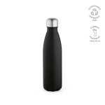 Flasche mit Anti-Tropf-Verschluss in vielen Farben, 500 ml farbe schwarz