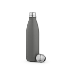 Flasche mit Anti-Tropf-Verschluss in vielen Farben, 500 ml farbe grau zweite Ansicht