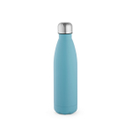 Flasche mit Anti-Tropf-Verschluss in vielen Farben, 500 ml farbe hellblau Ansicht von vorne