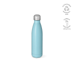 Flasche mit Anti-Tropf-Verschluss in vielen Farben, 500 ml farbe hellblau