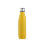 Flasche mit Anti-Tropf-Verschluss in vielen Farben, 500 ml farbe dunkelgelb Ansicht von vorne