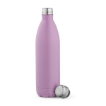 Auslaufsichere Flasche aus recyceltem Edelstahl, 1 L farbe violett zweite Ansicht