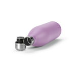 Auslaufsichere Flasche aus recyceltem Edelstahl, 1 L farbe violett dritte Ansicht