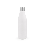 Flasche aus recyceltem Edelstahl mit UV-Lichtdeckel, 520 ml farbe weiß