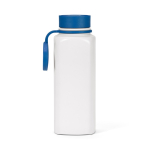Flasche aus recyceltem Edelstahl mit 360°-Druckverschluss, 750 ml farbe blau