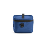 Kühltasche aus recyceltem Kunststoff mit zwei Tragegriffen, 7,5 l farbe blau Ansicht von der Seite