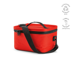 Kühltasche aus recyceltem Kunststoff mit zwei Tragegriffen, 7,5 l farbe rot