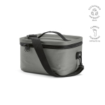 Kühltasche aus recyceltem Kunststoff mit zwei Tragegriffen, 7,5 l farbe grau