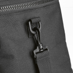 Isolierte Kühltasche aus recyceltem Kunststoff mit großer Öffnung, 10 l farbe schwarz zweite Detailansicht
