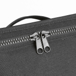 Isolierte Kühltasche aus recyceltem Kunststoff mit großer Öffnung, 10 l farbe schwarz dritte Detailansicht