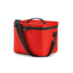 Isolierte Kühltasche aus recyceltem Kunststoff mit großer Öffnung, 10 l farbe rot
