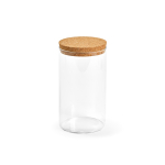Vorratsglas aus Borosilikatglas mit Korkdeckel, 1 l farbe transparent Ansicht von hinten
