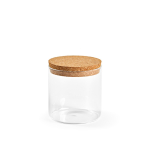 Vorratsglas aus Borosilikatglas mit Korkdeckel für die Küche, 500 ml farbe transparent