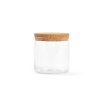 Vorratsglas aus Borosilikatglas mit Korkdeckel für die Küche, 500 ml farbe transparent Ansicht von hinten
