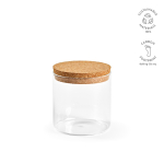 Vorratsglas aus Borosilikatglas mit Korkdeckel für die Küche, 500 ml farbe transparent