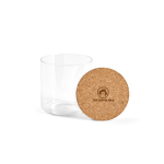 Vorratsglas aus Borosilikatglas mit Korkdeckel für die Küche, 500 ml farbe transparent