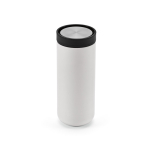 Reisebecher aus recyceltem Edelstahl mit Doppelwand, 340 ml farbe weiß