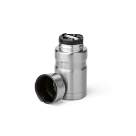 Lebensmittelbehälter aus recyceltem Edelstahl mit faltbarem Löffel, 740 ml farbe silber fünfte Ansicht