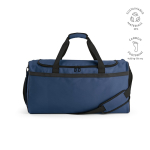 Wasserdichte Sporttasche aus recyceltem Kunststoff mit verstecktem Fach, 50 l farbe blau