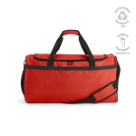 Wasserdichte Sporttasche aus recyceltem Kunststoff mit verstecktem Fach, 50 l farbe rot