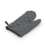 Ofenhandschuh aus recycelter Baumwolle mit separatem Daumen, 220 g/m² farbe grau zweite Ansicht