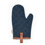 Robuster Ofenhandschuh aus recycelter Baumwolle mit separatem Daumen, 280 g/m² farbe marineblau Ansicht von hinten