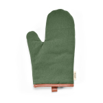 Robuster Ofenhandschuh aus recycelter Baumwolle mit separatem Daumen, 280 g/m² farbe militärgrün Ansicht von vorne