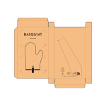 Robuster Ofenhandschuh aus recycelter Baumwolle mit separatem Daumen, 280 g/m²