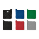 Topflappen aus recycelter Baumwolle mit Aufhängeschlaufe, 180 g/m²