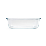 Brotdose aus Glas und Bambus mit Besteck und Gummiband, 800 ml farbe transparent Detailansicht