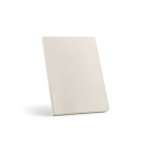 A5-Notizbuch mit Softcover aus Hanf und gepunkteten Seiten farbe weiß